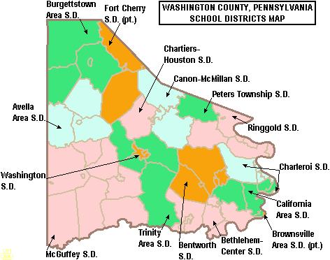 Washington County School District map