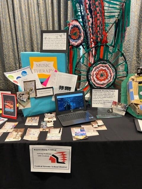 Waynesburg Central Music Therapy Student Showcase Display