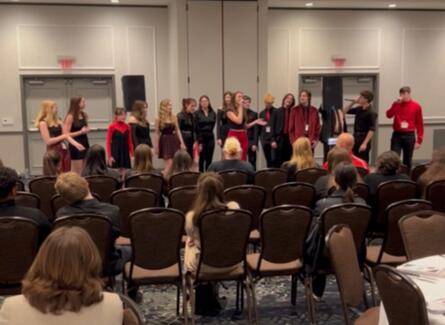 Peters Township Acapella Group Performance at Student Showcase