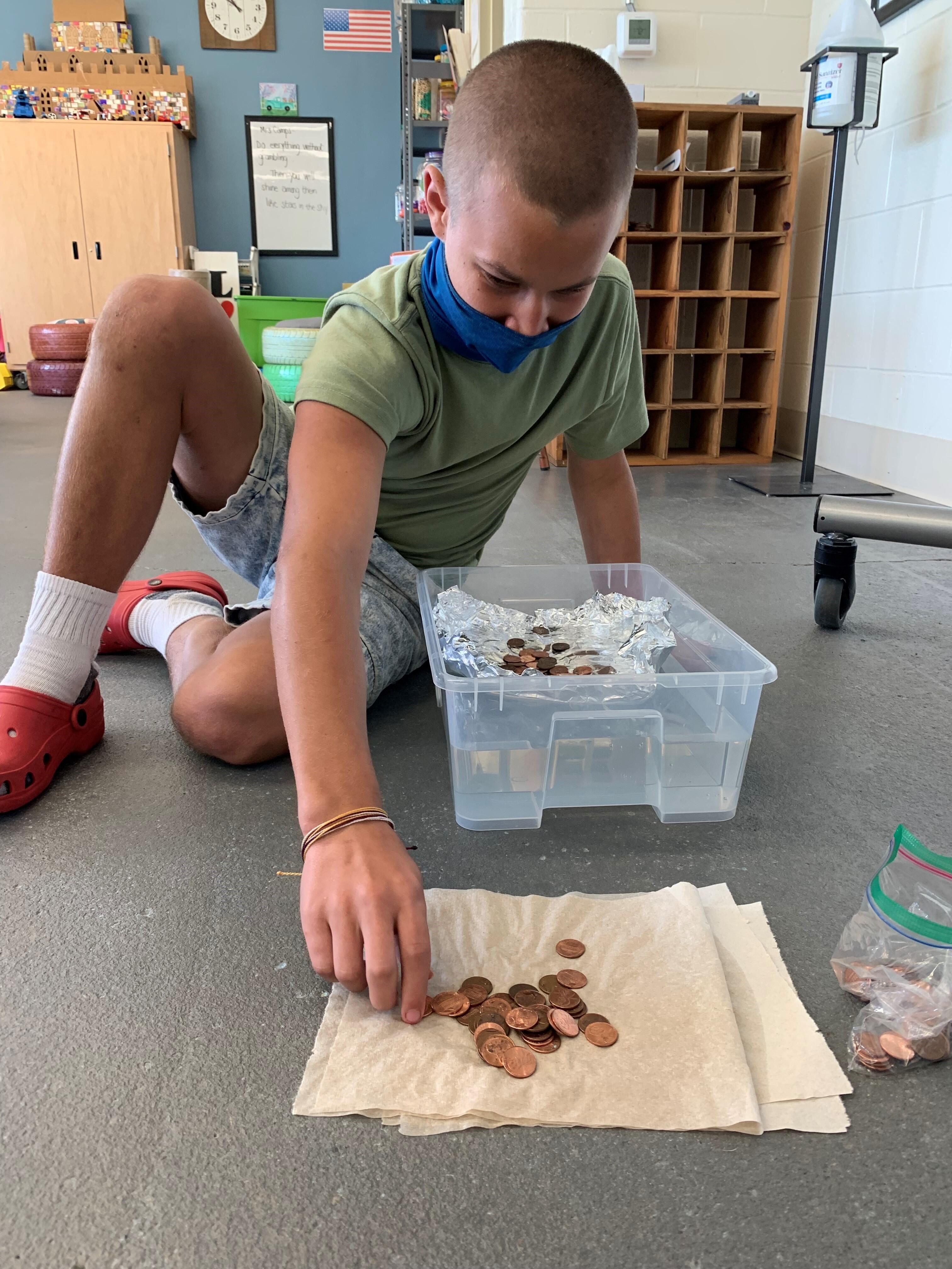 Zachary Graham loading up his pennies